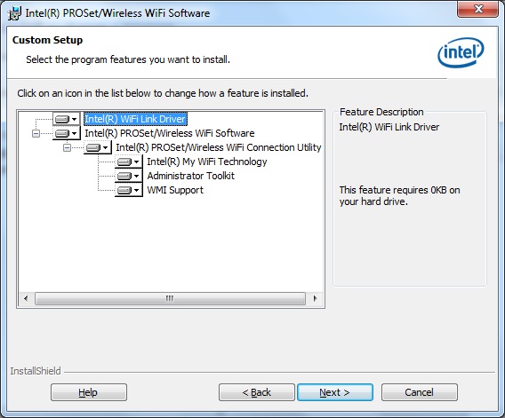 Intel Proset Wireless Software Remove